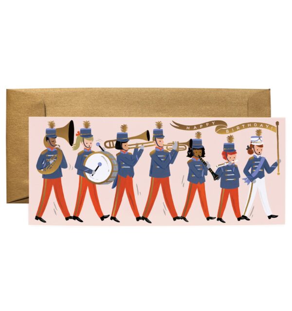 Marching Band Birthday Card - Pure Art Gallery & Gifting